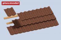 Roof tiles corrugated