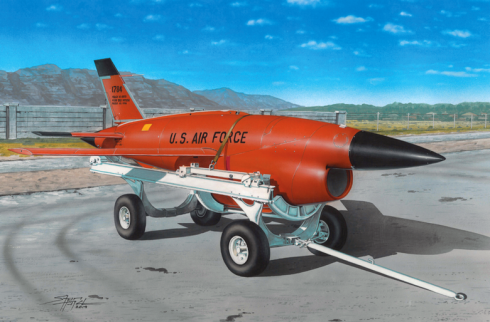 BQM-34 Firebee with transport cart